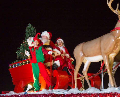 Santa at Light Up Viera Parade 2015 | Florida