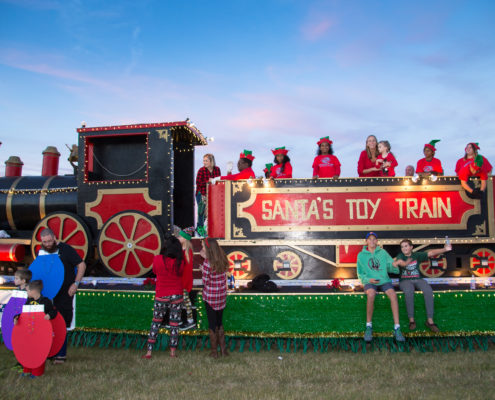 Train at Light Up Viera Parade 2016 | Florida