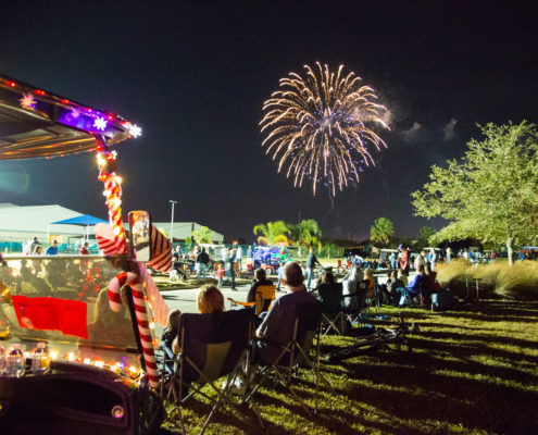 Fireworks at Light Up Viera Parade 2016 | Florida
